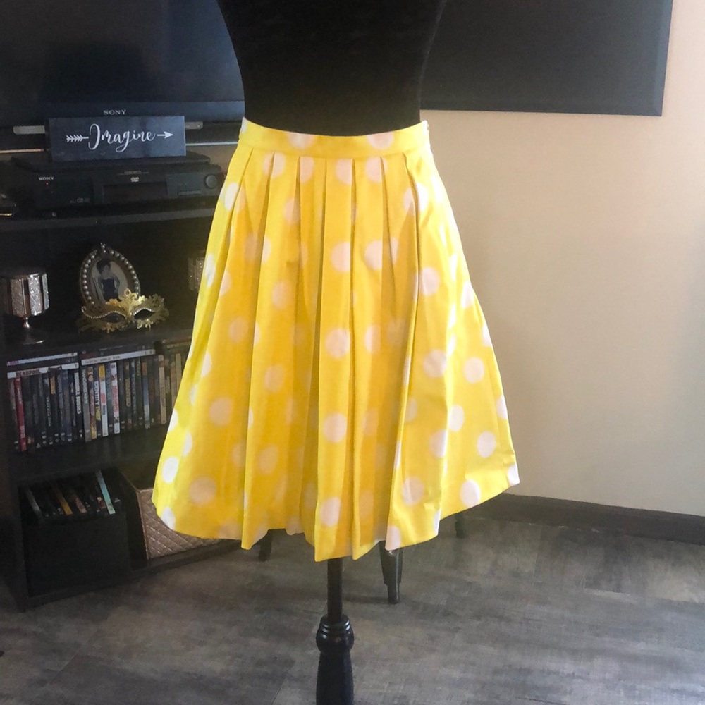 Yellow polka dot Skirt